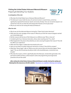 Holocaust Museum Conversations FINAL