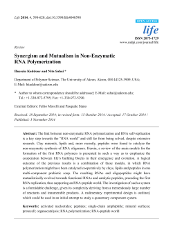 Synergism and Mutualism in Non