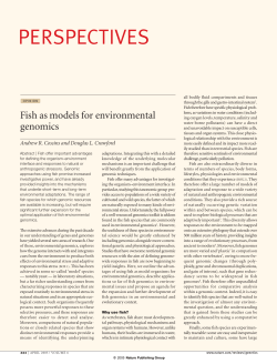 2005 Cossins_DLC NatRevGent - Rosenstiel School of Marine and