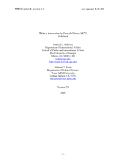 MIPS Codebook - Patricia Sullivan, PhD