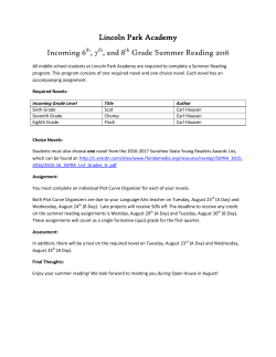 LPA MS Summer Reading 2016 - St Lucie County School Sites