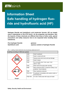 ride and hydrofluoric acid (HF)