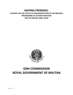 Bhutan - the United Nations