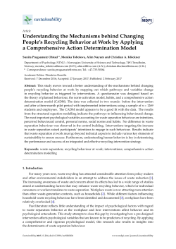 Understanding the Mechanisms behind Changing People`s