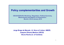 Policy complementarities and Growth