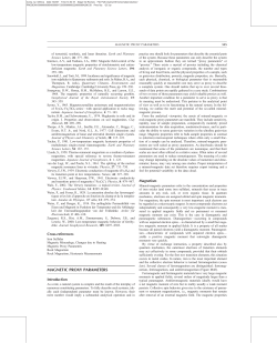 magnetic proxy parameters