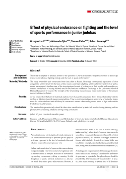 Effect of physical endurance on fighting and the level