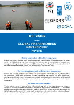 Global Preparedness Partnership Vision