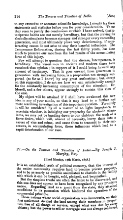 214 The Tenures and Taxation of India. [/«we, to any