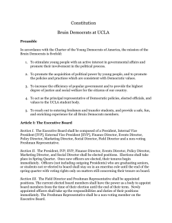 Constitution Bruin Democrats at UCLA