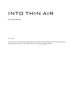 INTO THIN AIR - Semantic Scholar