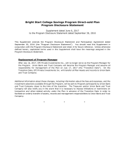 Bright Start&reg; College Savings Program - Direct