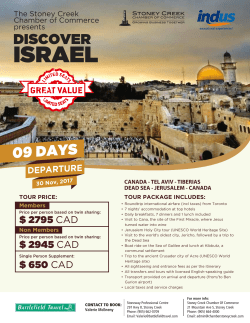 here - Stoney Creek Chamber of Commerce