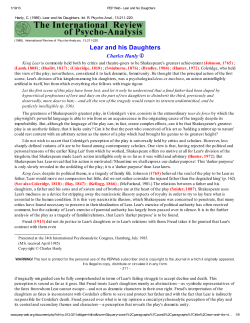 Lear and His Daughters by Charles Hanly