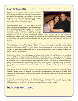 Malcolm and Lara