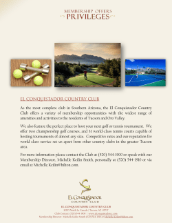 El Conquistador Country Club - El Conquistador Golf and Tennis