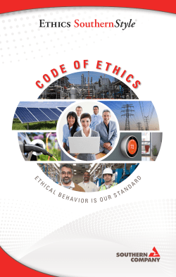 Code of Ethics - Southern Company