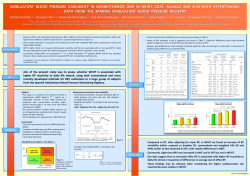 Ambulatory blood pressure variability in normotension and in white