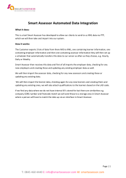Smart Assessor Automated Data Integration