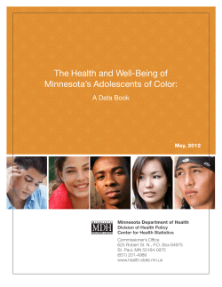 The Health and Well-Being of Minnesota`s Adolescents of Color: