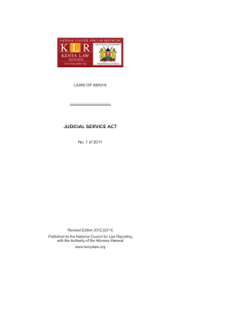 judicial service act