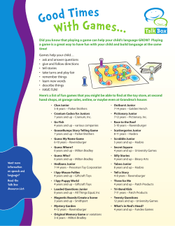 Talk Box: Good Time with Games
