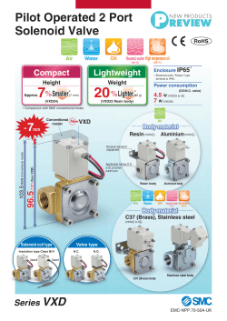 Pilot Operated 2 Port Solenoid Valve