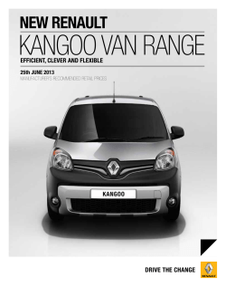 NEw rENaUlt - Renault Retail