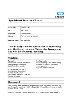 Title: Primary Care Responsibilities in Prescribing and Monitoring