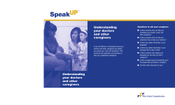 Understanding Your Doctors and Other Caregivers