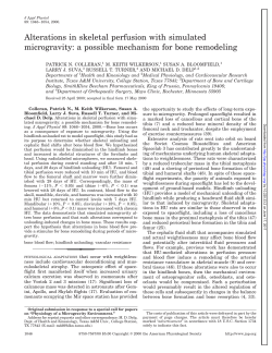a possible mechanism for bone remodeling