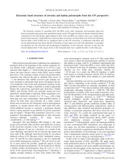 Electronic band structure of zirconia and hafnia polymorphs from the