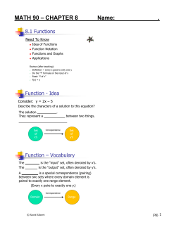 MATH 90 &ndash; CHAPTER 8 Name: .