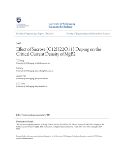 Effect of Sucrose (C12H22O11) Doping on the