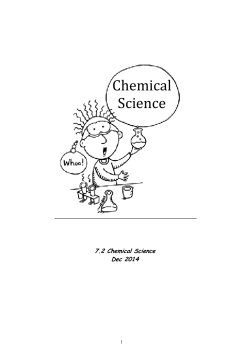Chemical Science Booklet