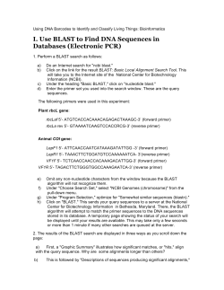 Practical Guide Using DNA Barcodes to Identify and Classify Living