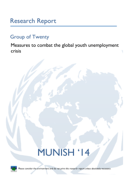 Measures to combat the global youth unemployment crisis