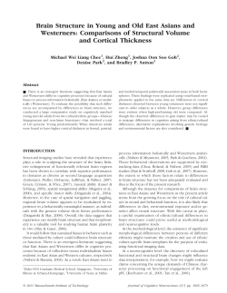 Brain Structure in Young and Old East Asians and Westerners