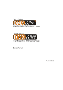 SoundSystem DMX 6fire (English)