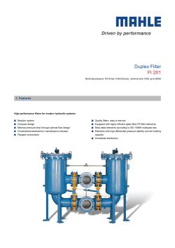 Duplex Filter Pi 281