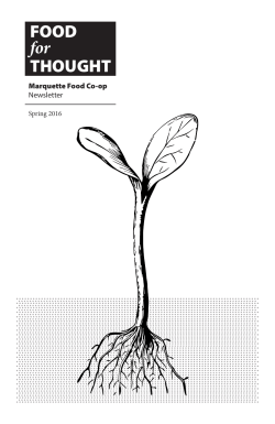 Spring 2016 Web - Marquette Food Co-op
