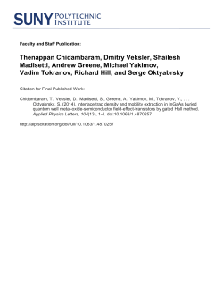 Interface trap density and mobility extraction in