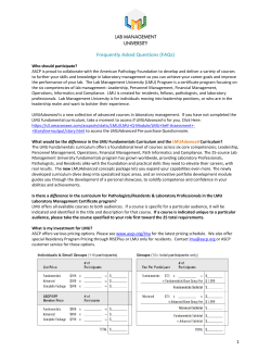 Frequently Asked Questions (FAQs) - 1