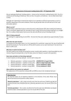 Replacement of Instrument Landing System (ILS)