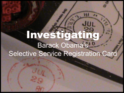 Selective Service Card