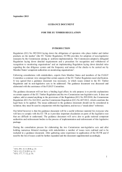 COMMISSION NON-PAPER - European Commission