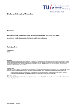Microstructural characterization of plasma-deposited SiO2