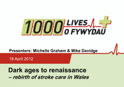 Dark ages to renaissance &ndash; rebirth of stroke care