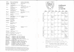 Griffintayle &ndash; October 1992 - The Barony of Politarchopolis