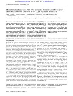 Human mast cell activation with virus